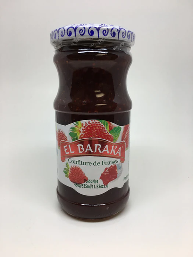 [CFBFR37] Confiture de fraise EL BARAKA 430g