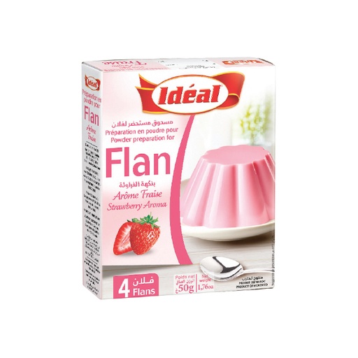 [FIF] Flan fraise IDÉAL
