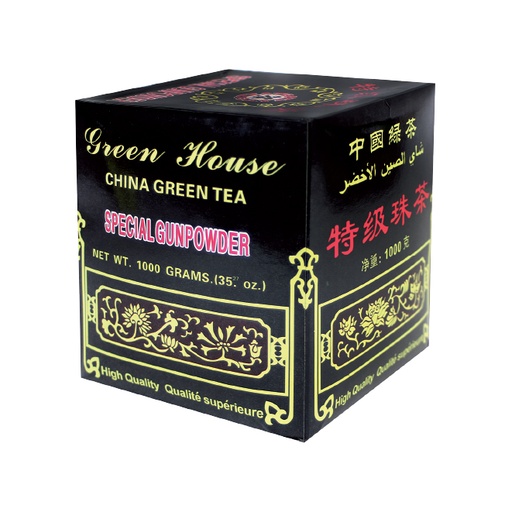 [TH20GP125] Gun Powder Tea GREEN HOUSE 125g