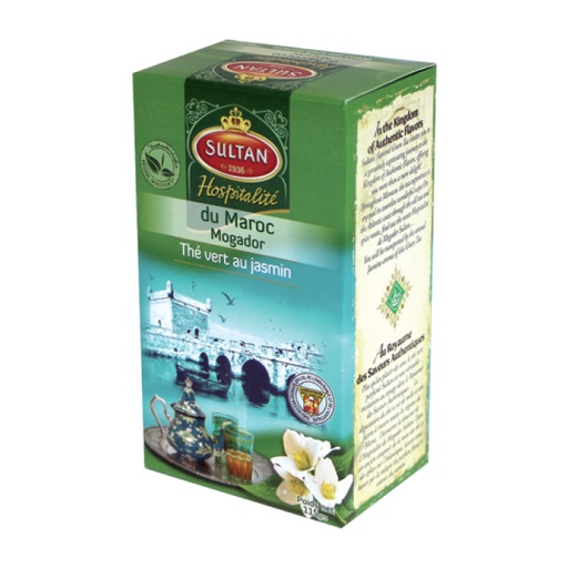 [TVSHMG100G] Thé Vert Chaara au Jasmin 100g SULTAN - COLLECTION HOSPITALITÉ