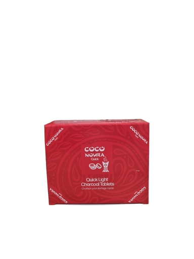 [CHBCNQx36] Charcoal 100 pcs COCO NOURA QUICK