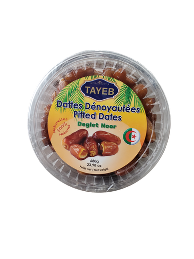 [DAD680g] Dattes Deglet Nour DÉNOYAUTÉES d'Algérie 680g x 12