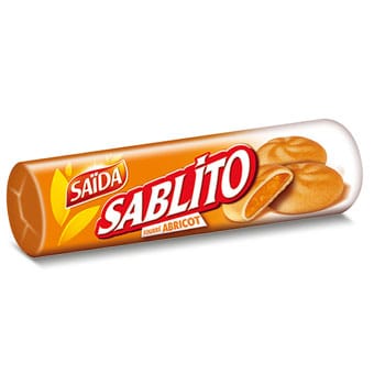 [BISTNSA128G] Biscuit Sablito Abricot 128g