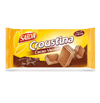 [BISTNCCV100G] CROUSTINA CACAO-VANILLE GF 100G X 24