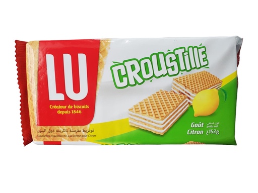 [BISALCVC152G] Biscuit LU ALGERIA Croustille Lemon 152g x 24