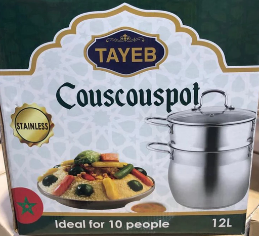 [COUSCTG12] Stainless Steel Couscous pot 12L