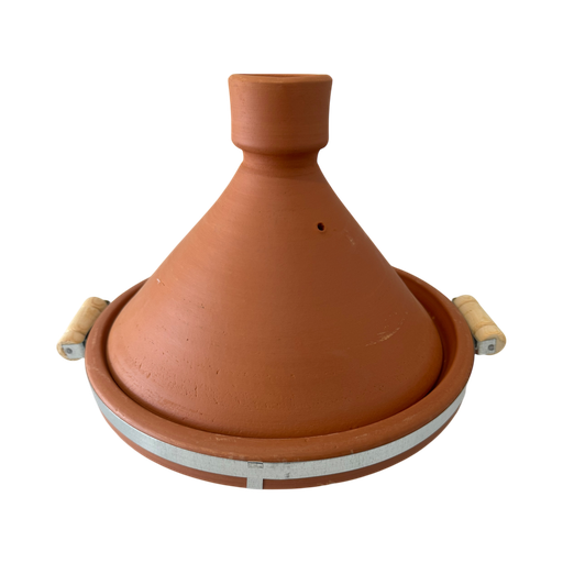 [TTCNM35] Tajine TAYEB 35cm - Conique Nature avec métal