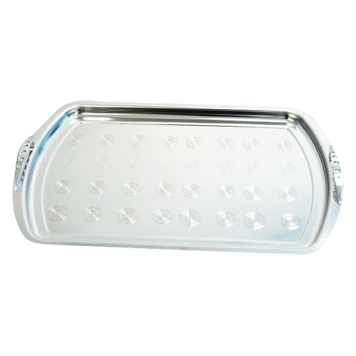 [PINXRCTB50] Rectangular stainless steel tray BAHJA 50