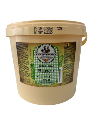 [SBAH4.7KG] Burger Sauce AUGUST & HENRI 4.7KG