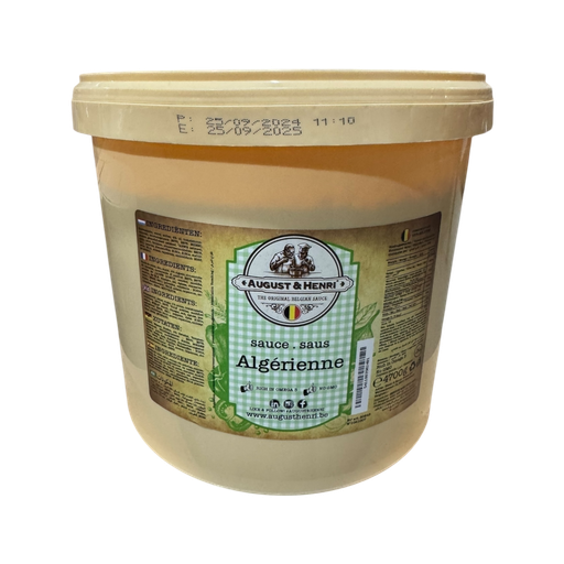 [SAAH4.7KGx1S] Sauce Algérienne AUGUST & HENRI 4.7KG