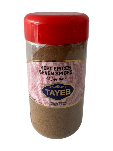 [ETBESEPT125G] Sept Épices TAYEB 125g X 12