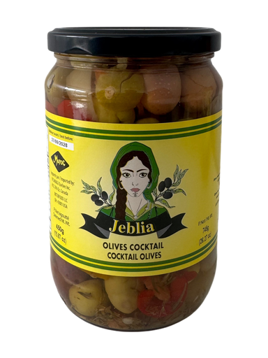 [JBOVCK72CL] JEBLIA Olives Cocktail Bocal 72cl x 8