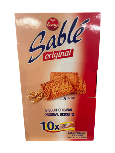 [PBISSOR10] PACK of 10 Biscuits Sablé Original 420g