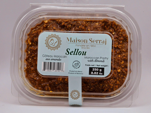 [GMMSSL250gx12] MAISON SERRAJ - Moroccan Pastry SELLOU 250g