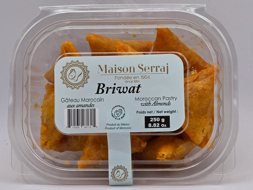 [GMMSBR250gx12] MAISON SERRAJ - Moroccan Pastry BRIWAT 250g