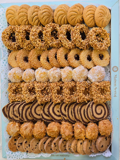 [GMPSBx8] Moroccan Pastry PLATEAU SABLÉ MINI 600g x 8
