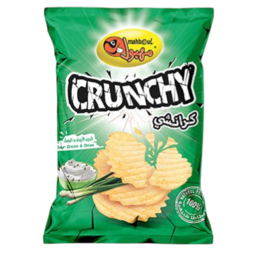 [MHCCRSR85G] MAHBOUL CRUNCHY Chips CRÈME SURE & OIGNON 85g x 10