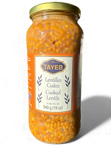 [TLL540] TAYEB Cooked Lentils 540g x 12