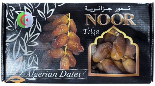 [DAN2LBS] NOOR - Algerian dates deglet nour 2 LBS x 12 (907g) - Branchées (Carton)