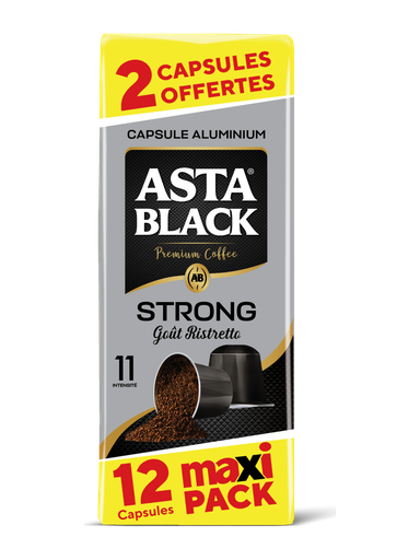 [CFACPSB12] ASTA Café STRONG BLEND 10 Capsules (Intensité 11) x 12