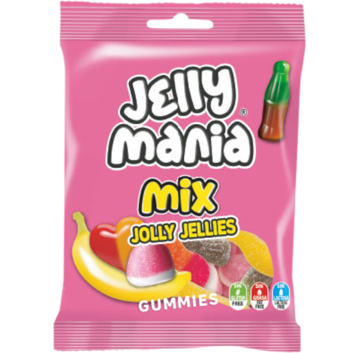 [JKJL100g] JAKE - Jelly Mania JOLLY / Gomme HALAL 100G x 18